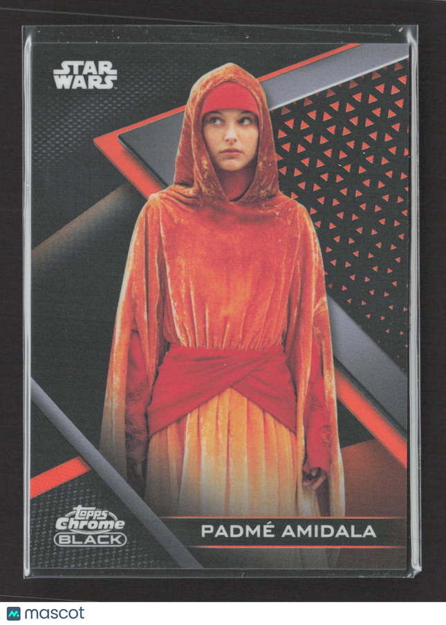 2022 Topps Chrome Black Star Wars Natalie Portman as Padme Amidala 08/25 #41