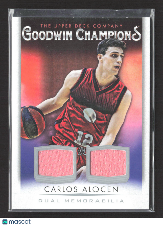 2021 Upper Deck Goodwin Champions Carlos Alocen #M2-CA Dual Jersey