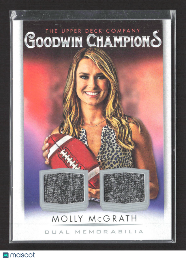 2021 Upper Deck Goodwin Champions Molly McGrath #M2-MM Dual Relic