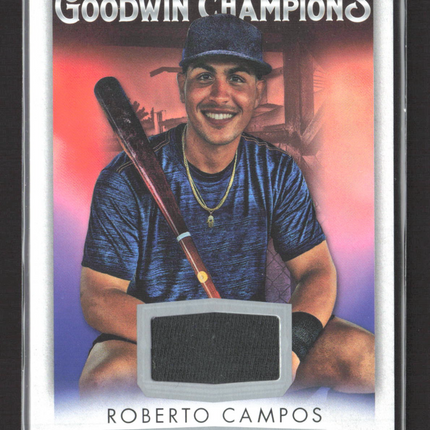 2021 Upper Deck Goodwin Champions Roberto Campos #M-RC Jersey