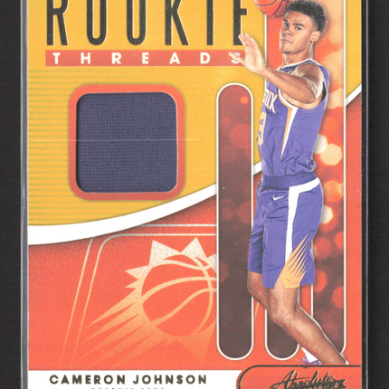 2019 Panini Absolute Memorabilia Rookie Threads Cameron Johnson #RT-CJN Jersey