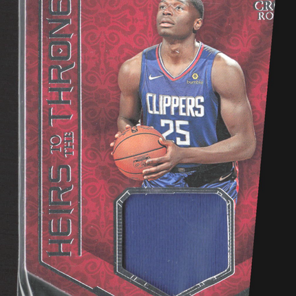 2020 Panini Crown Royale Heirs to the Throne Mfiondu Kabengele #HT-MK Jersey