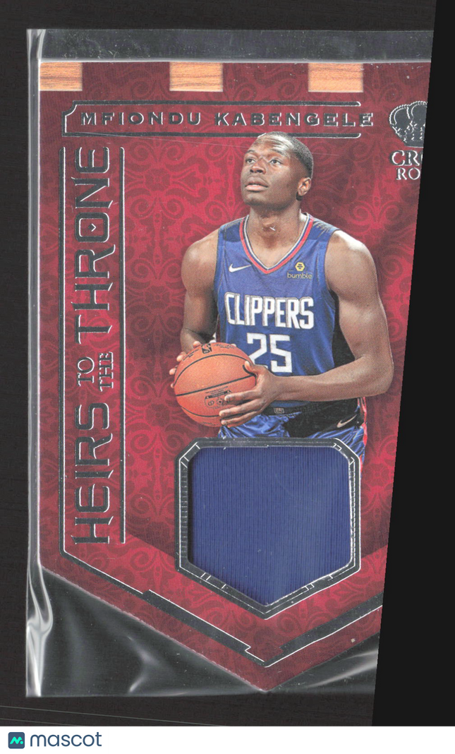 2020 Panini Crown Royale Heirs to the Throne Mfiondu Kabengele #HT-MK Jersey