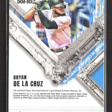2022 Panini Diamond Kings Bryan De La Cruz #DKM-BDLC Memorabilia Dual Patch