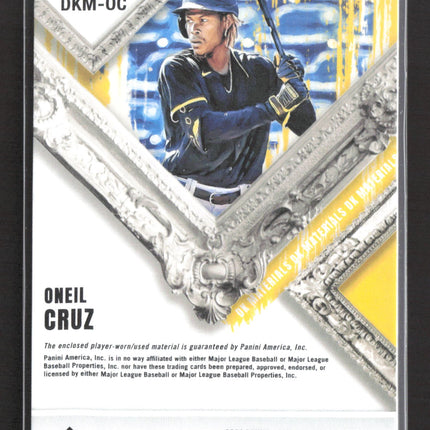 2022 Panini Diamond Kings Oneil Cruz #DKM-OC Dual Jersey