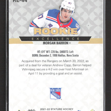 2022 Upper Deck Stature Rookie Excellence Morgan Barron #RE-44 Green 103/125