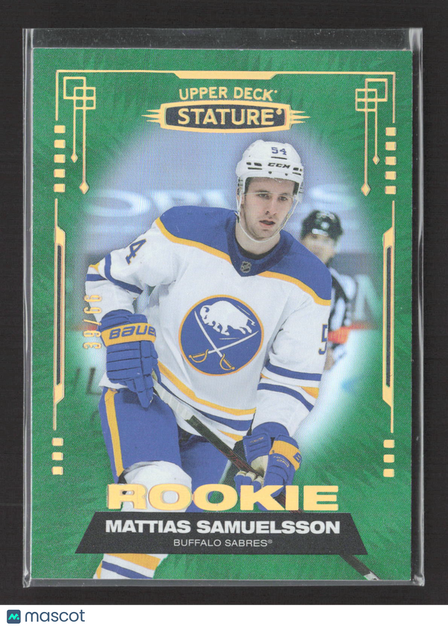2022 Upper Deck Stature Mattias Samuelsson #120 Green /66
