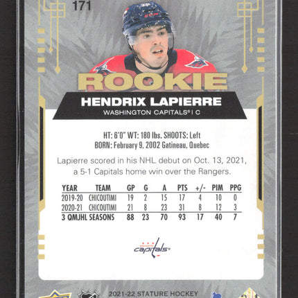 2022 Upper Deck Stature Hendrix Lapierre #171 384/399