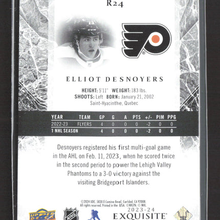 2024 Upper Deck Exquisite Collection Elliot Desnoyers #R24 170/499