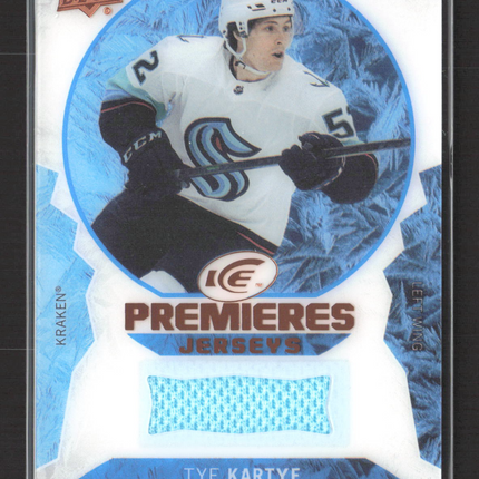 2024 Upper Deck Ice Ice Premieres Jerseys Tye Kartye #IPJ-KA Memorabilia Jersey