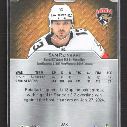 2024 Upper Deck Engrained Sam Reinhart #51 Oak 293/349