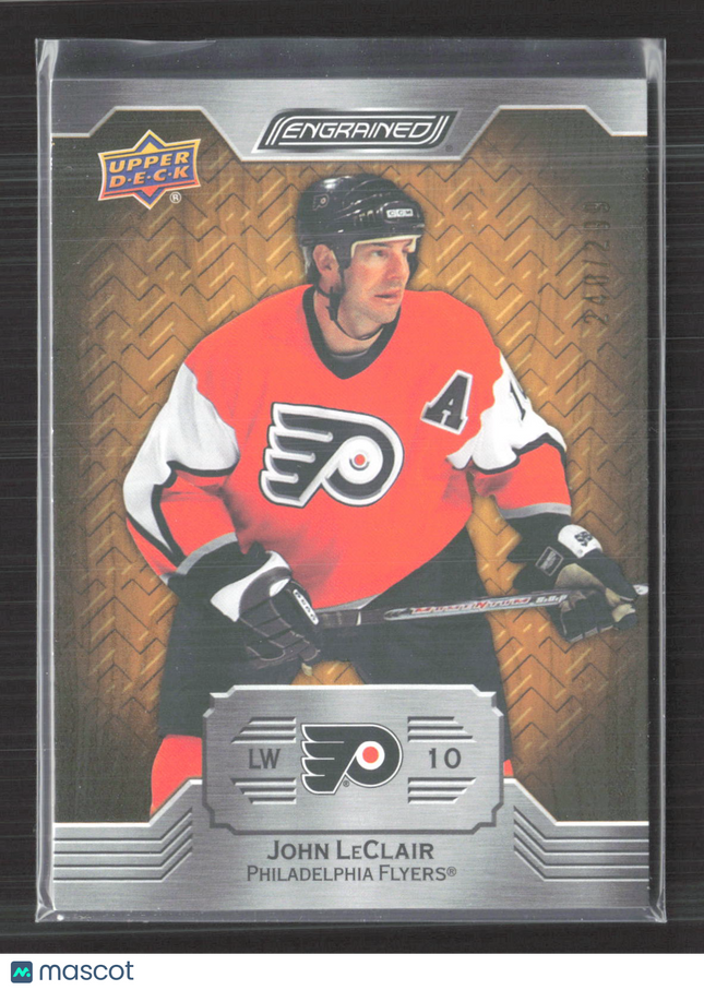 2024 Upper Deck Engrained Hockey John LeClair #87 Oak