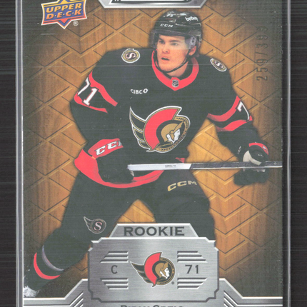 2024 Upper Deck Engrained Hockey Ridly Greig #134 Oak 259/399