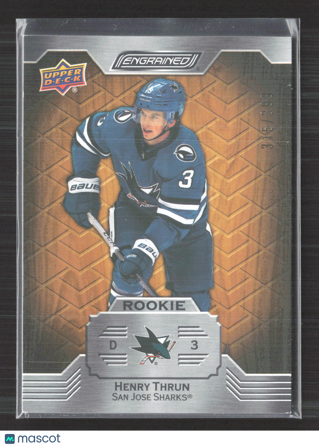 2024 Upper Deck Engrained Hockey Henry Thrun #150 Oak 668/918