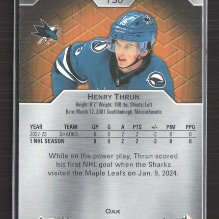 2024 Upper Deck Engrained Hockey Henry Thrun #150 Oak 668/918