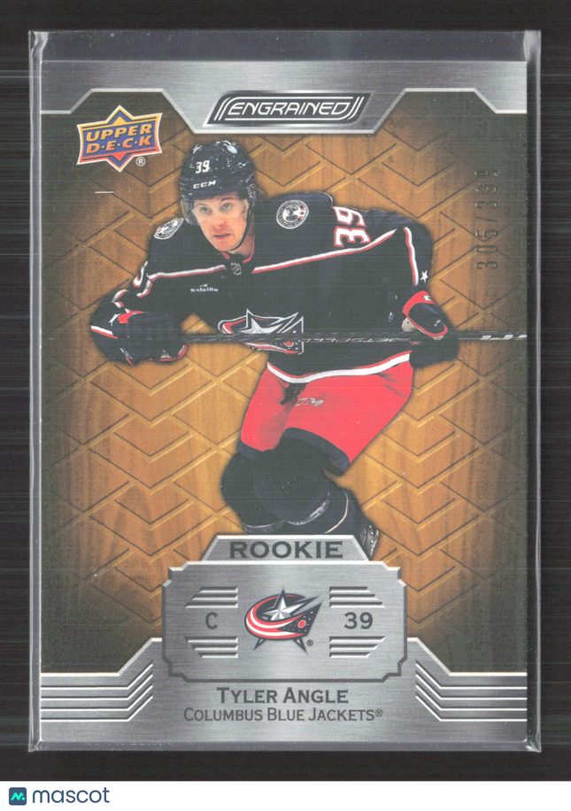 2024 Upper Deck Engrained Tyler Angle #163 Oak 306/999