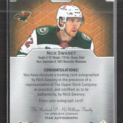 2024 Upper Deck Engrained Nick Swaney #128 Auto