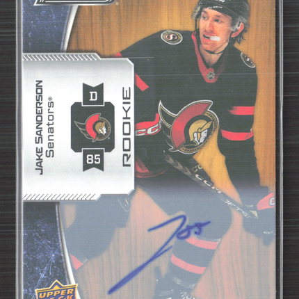 2024 Upper Deck Engrained Jake Sanderson #173 Oak Autograph