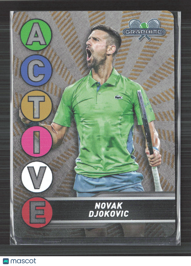 2024 Topps Graphite Tennis Active Metal Novak Djokovic #ACM-1 18/25