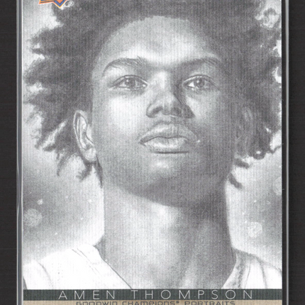 2022 Upper Deck Goodwin Champions Portraits Amen Thompson #P-21