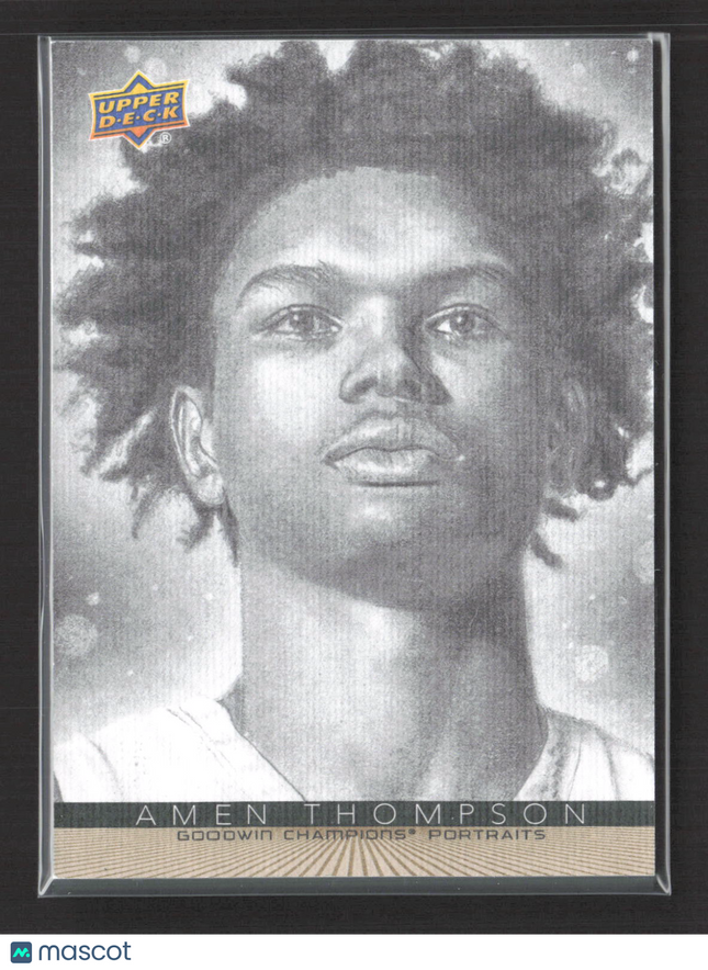 2022 Upper Deck Goodwin Champions Portraits Amen Thompson #P-21