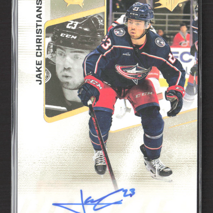2023 Upper Deck SPx Hockey Jake Christiansen #198 Auto