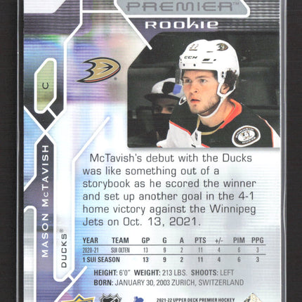 2022 Upper Deck Premier Mason McTavish #125 051/399