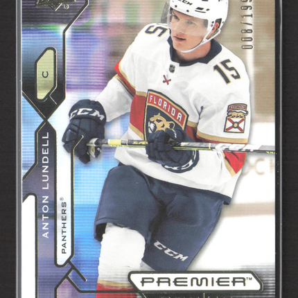 2022 Upper Deck Premier Anton Lundell #147 008/199