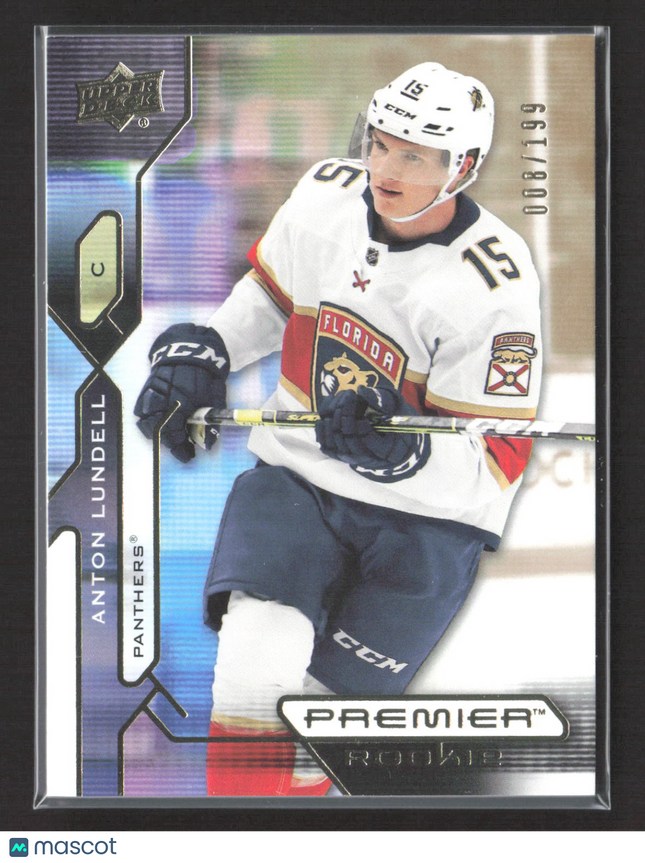 2022 Upper Deck Premier Anton Lundell #147 008/199
