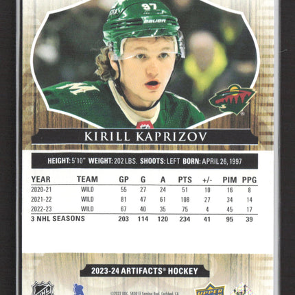 2023 Upper Deck Artifacts Kirill Kaprizov #103
