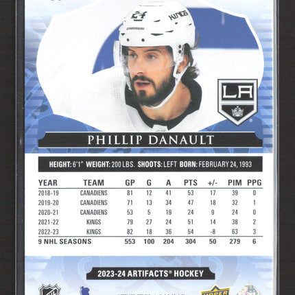 2023 Upper Deck Artifacts Hockey Phillip Danault #36 Blue 2/5