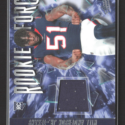 2023 Panini Absolute Rookie Force Will Anderson Jr. #RF-28 RC Jersey