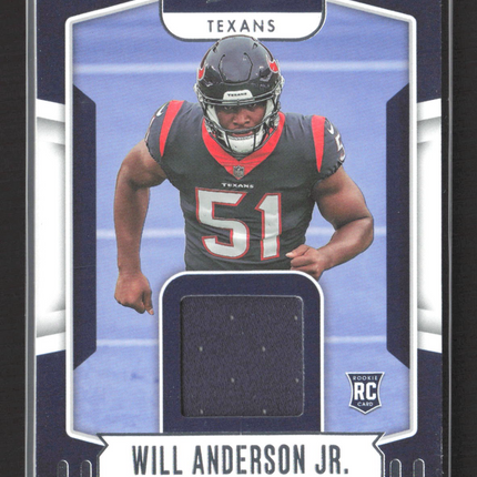 2023 Panini Absolute Football Will Anderson Jr. #ARM-2 Jersey