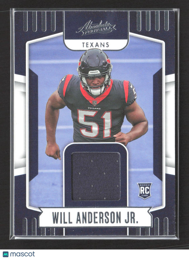 2023 Panini Absolute Football Will Anderson Jr. #ARM-2 Jersey