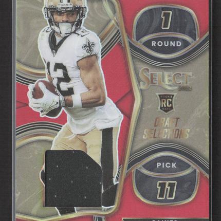 2023 Panini Select Prizm Draft Selections Chris Olave #DS-9 RC Jersey