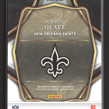 2023 Panini Select Prizm Draft Selections Chris Olave #DS-9 RC Jersey