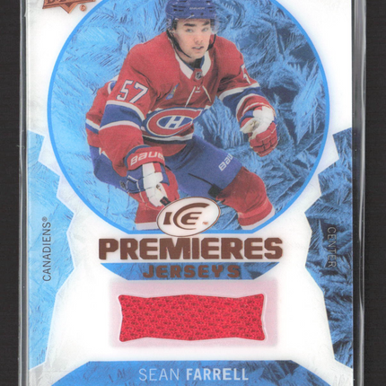 2024 Upper Deck Ice Ice Premieres Jerseys Sean Farrell #IPJ-SF Jersey