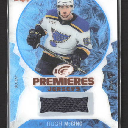 2024 Upper Deck Ice Ice Premieres Jerseys Hugh McGing #IPJ-MG Memorabilia Jersey
