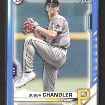 2021 Bowman Draft Bubba Chandler #BD-41 Blue Paper 1st Bowman /150