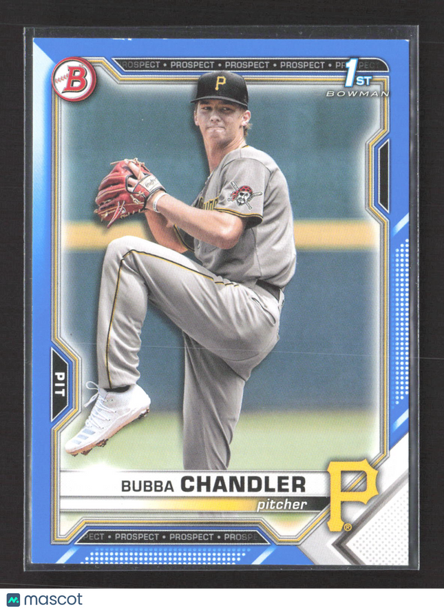 2021 Bowman Draft Bubba Chandler #BD-41 Blue Paper 1st Bowman /150