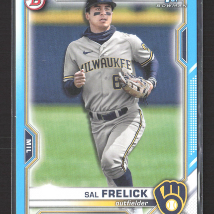 2021 Bowman Draft Sal Frelick #BD-172 Sky Blue 1st Bowman /499