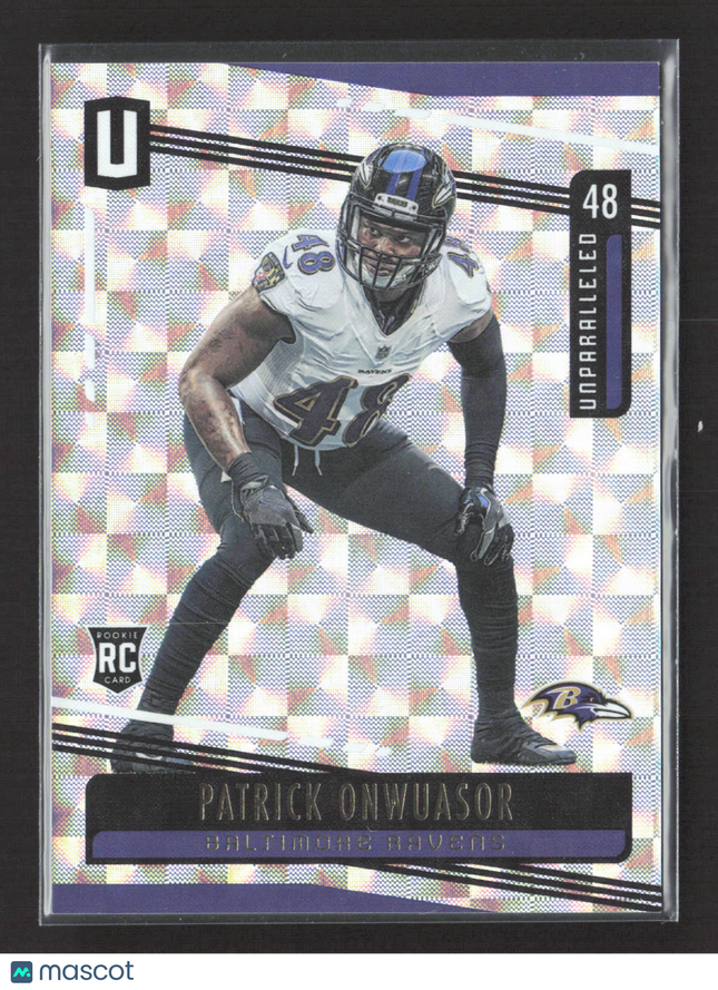 2019 Panini Unparalleled Patrick Onwuasor #44 Hyper RC 20/25