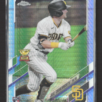 2021 Topps Chrome Jake Cronenworth #49 Prism Refractor RC