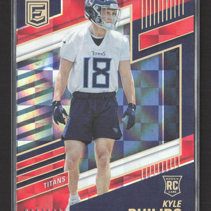 2022 Panini Donruss Elite Football Kyle Philips #170 Red RC 338/399