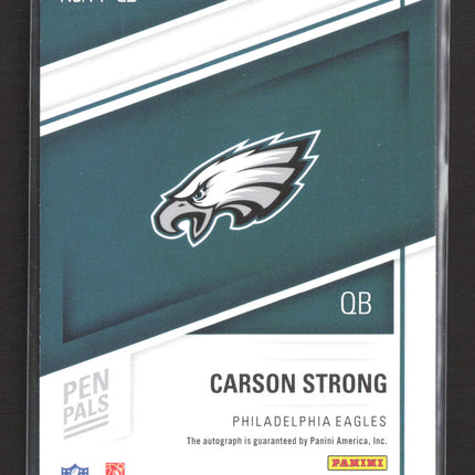 2022 Panini Donruss Elite Pen Pals Carson Strong #PP-CS RC