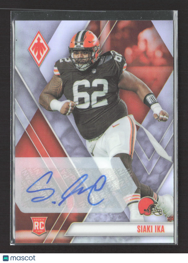 2023 Panini Phoenix Football Siaki Ika #191 RC Auto