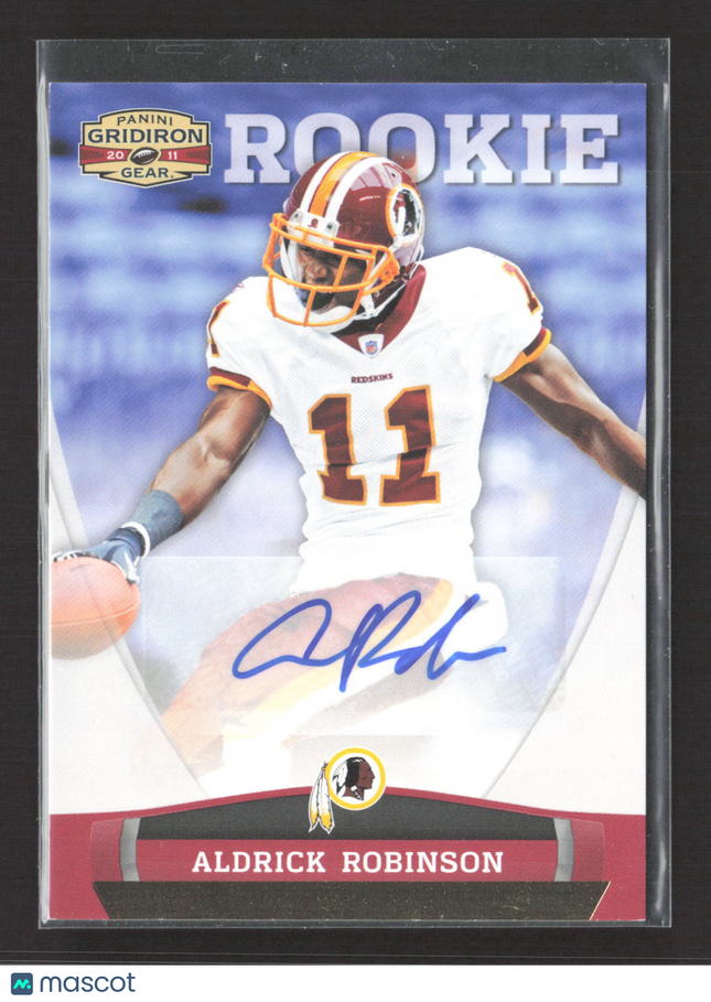 2011 Panini Gridiron Gear Aldrick Robinson #156 Auto