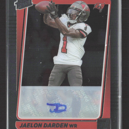 2022 Panini Clearly Donruss Jaelon Darden #88 Auto