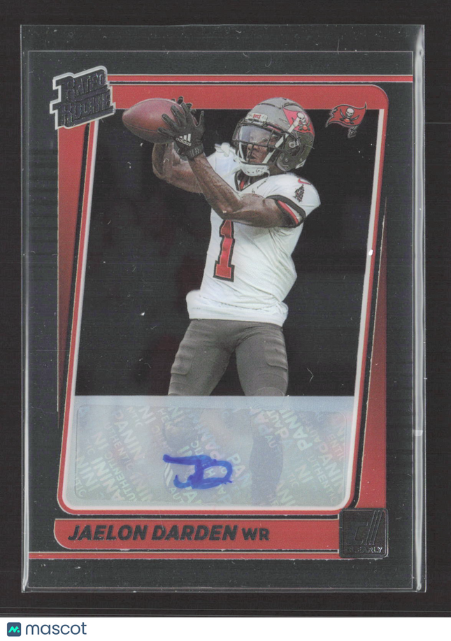 2022 Panini Clearly Donruss Jaelon Darden #88 Auto