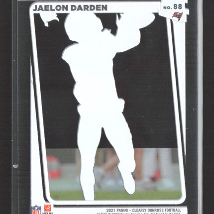 2022 Panini Clearly Donruss Jaelon Darden #88 Auto
